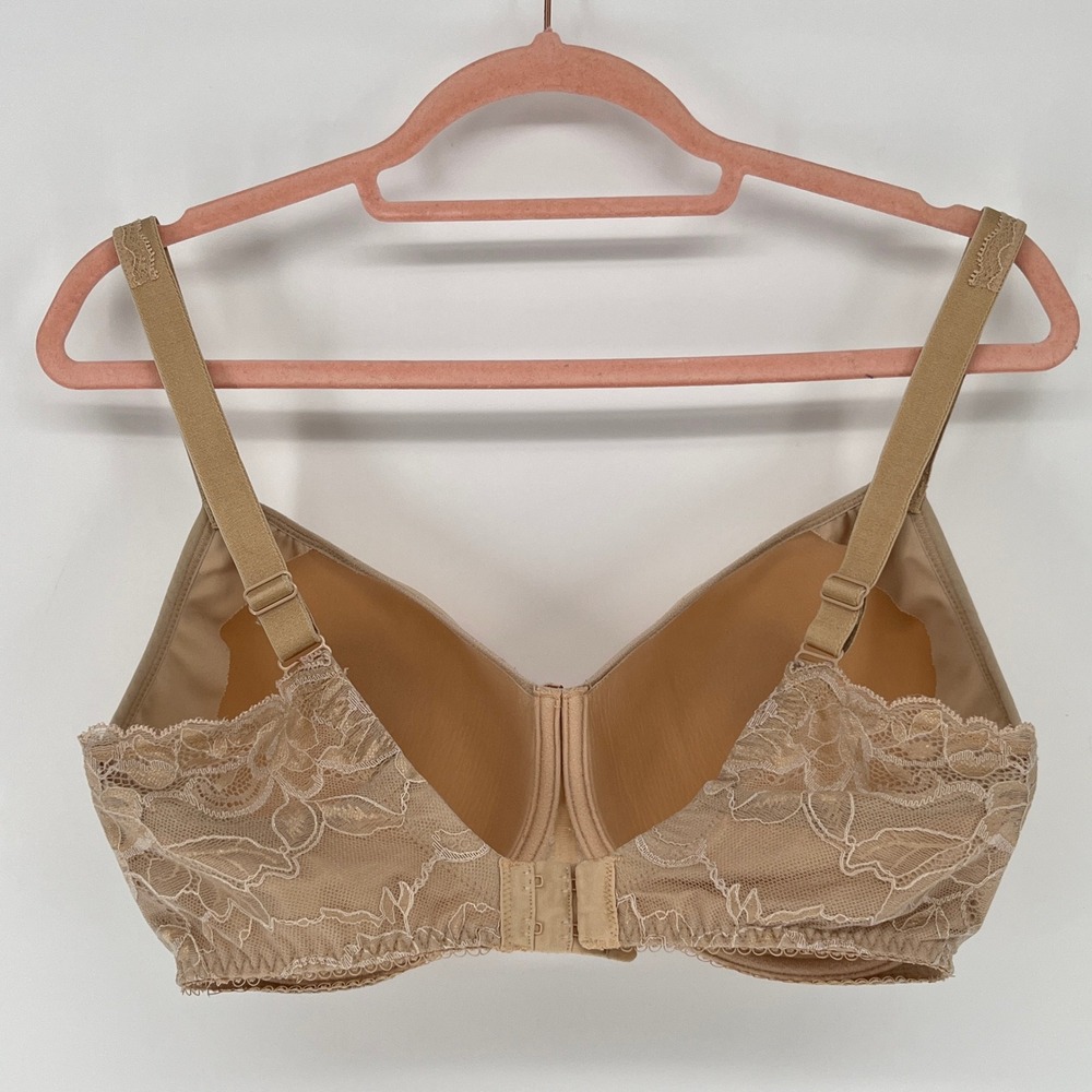 Fantasie Rebecca Lace Spacer T-Shirt Bra Sand Nude Underwire 34G UK 34I US - Picture 9 of 14